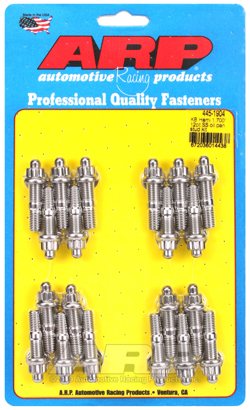 Picture of ARP Oil Pan Stud Kits Hardware Kits - 445-1904