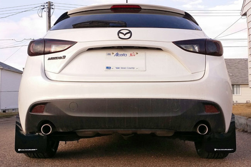 Picture of Rally Armor RAL UR Red Flap/Wht Logo Mud Flaps - MF31-UR-RD/WH
