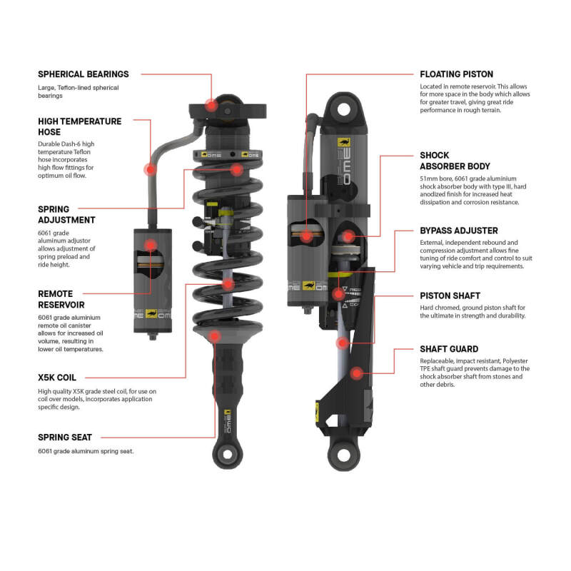 Picture of Old Man Emu ARB BP51 Shock Absorbers Shocks and Struts - BP5160078
