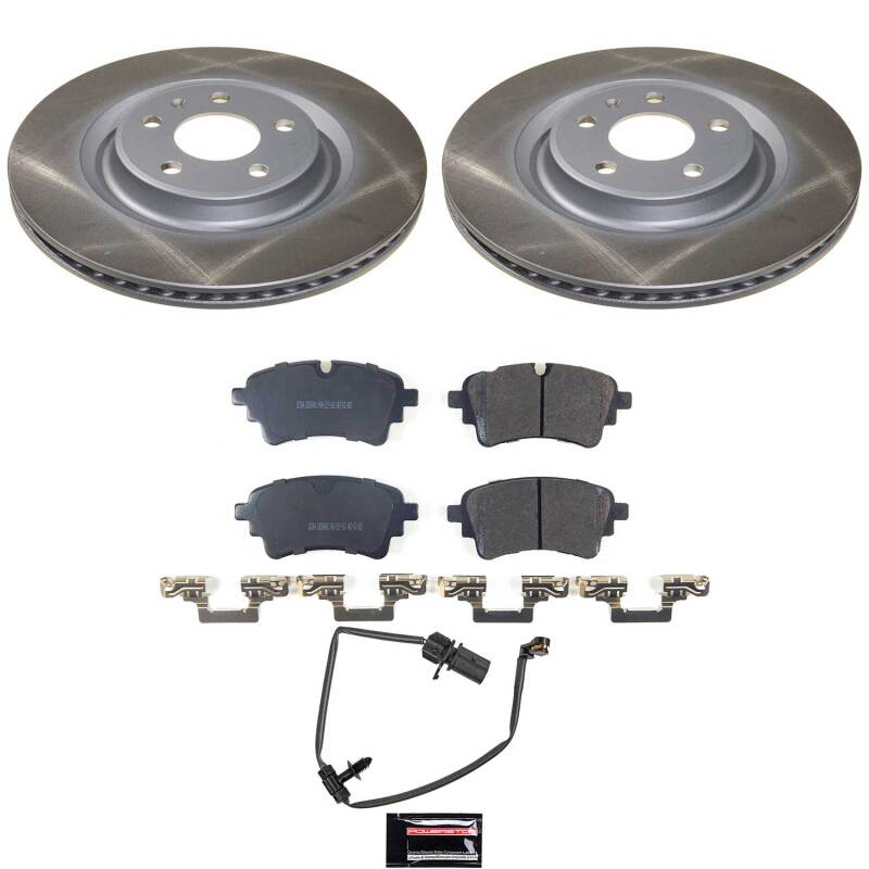Picture of PowerStop PSB Semi-Coated Rotor Kits Brake Kits - SC8652