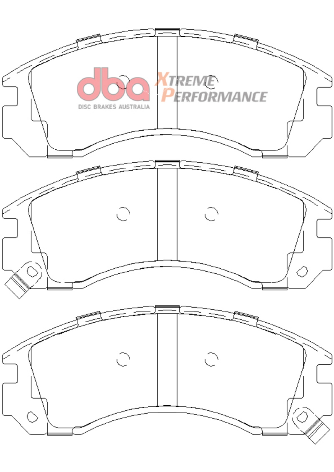 Picture of DBA 00-04 Mitsubishi Montero Sport XP650 Front Brake Pads