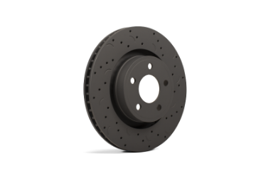 Picture of Hawk Talon 1991 Dodge Stealth FWD Drilled and Slotted Front Brake Rotor Set