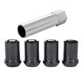 Picture of McGard Wheel Lock Nut Set - 4pk- Tuner - Cone Seat M12X1-5 - 13-16 Hex - 1-24in- Length - Black