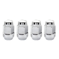 Picture of McGard Hex Lug Nut Cone Seat Bulge Style M12X1-5 - 3-4 Hex - 1-45in- Length 4-Pack - Chrome
