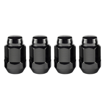 Picture of McGard Hex Lug Nut Cone Seat Bulge Style M12X1-5 - 3-4 Hex - 1-45in- Length 4-Pack - Black