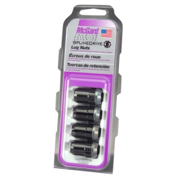 Picture of McGard SplineDrive Lug Nut Cone Seat M12X1-5 - 1-24in- Length 4-Pack - Black Req- Tool