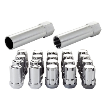 Picture of McGard SplineDrive Tuner 5 Lug Install Kit w-Locks & Tool Cone M12x1-5 - 13-16 Hex - Chrome CS