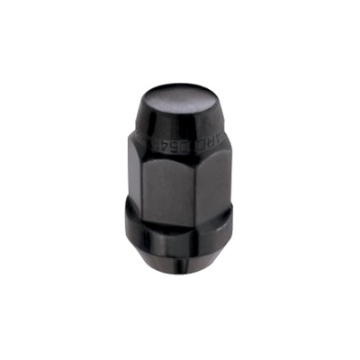 Picture of McGard Hex Lug Nut Cone Seat Bulge Style M12X1-5 - 3-4 Hex - 1-45in- Length Box of 144 - Black