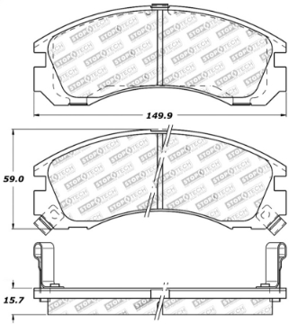 Picture of StopTech Performance 93-99 Eagle Talon 4WD - 92-04 Mitsubishi Diamante - 6-92-99 Mitsubishi Eclipse
