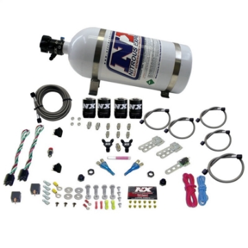 Picture of Nitrous Express Sport Compact EFI Dual Stage Nitrous Kit 35-75 x 2 x 2 w-10lb Bottle