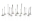 Picture of Ferrea Mitsubishi 6G72-6G72T 36mm 6-57mm 106-35mm 25 Deg S-Flo +1mm Comp Plus Int Valve - Set of 12