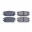 Picture of Power Stop 91-94 Dodge Stealth Rear Z16 Evolution Ceramic Brake Pads