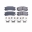 Picture of Power Stop 95-05 Chrysler Sebring Rear Z17 Evolution Ceramic Brake Pads w-Hardware