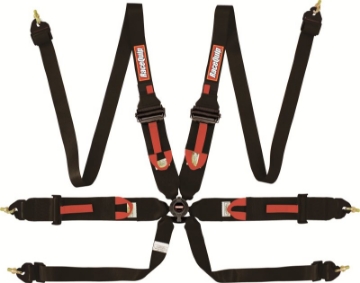 Picture of RaceQuip Black FIA CAMLOCK 6pt Pull Up Lap FHR