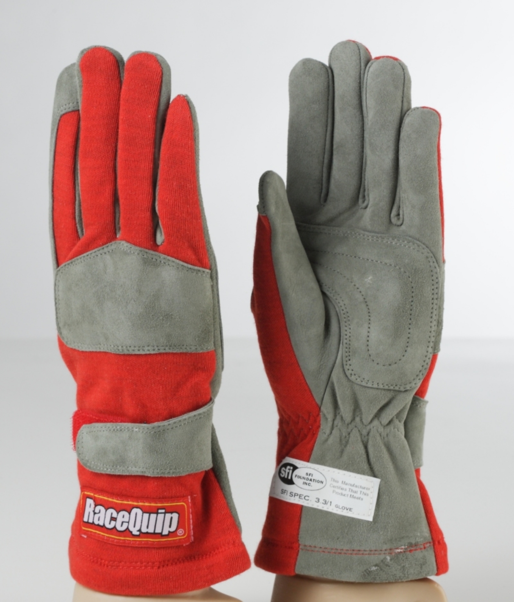 Picture of RaceQuip Red 1-Layer SFI-1 Glove - Medium
