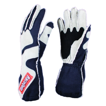 Picture of RaceQuip SFI-5 Gray-Black Medium Outseam w- Closure Glove