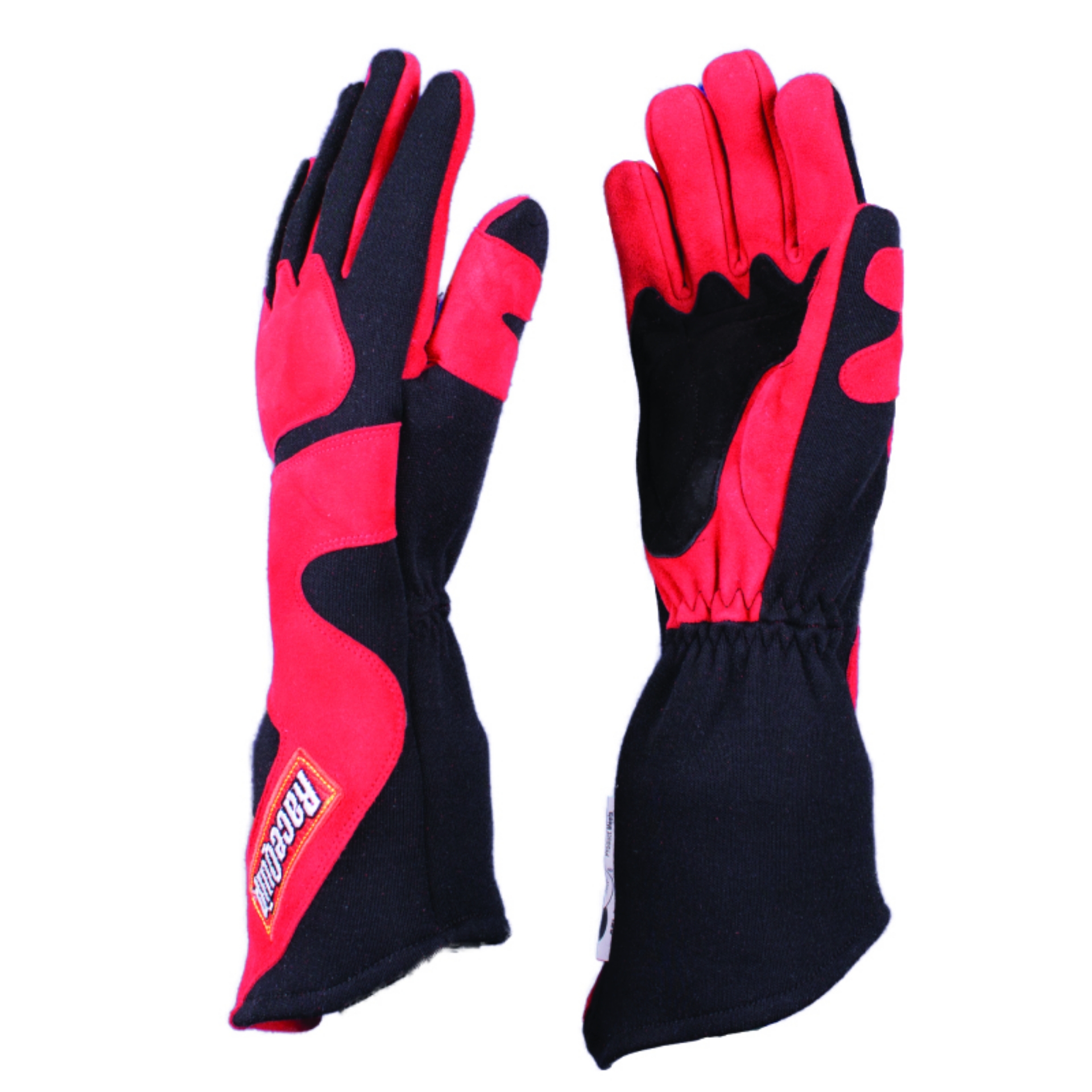 Picture of RaceQuip SFI-5 Red-Black Medium Long Angle Cut Glove