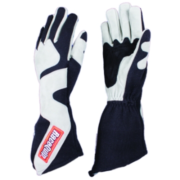 Picture of RaceQuip SFI-5 Gray-Black Medium Long Angle Cut Glove