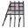 Picture of RaceQuip 18X18 Angle Frt SFI Hybrid Net Adj Mts