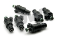 Picture of DeatschWerks 91-99 3000GT / Stealth Low Z 550CC Top Feed Injectors