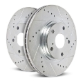 Picture of Power Stop 91-96 Dodge Stealth Front Evolution Drilled & Slotted Rotors - Pair