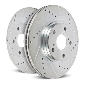 Picture of Power Stop 91-96 Dodge Stealth Front Evolution Drilled & Slotted Rotors - Pair