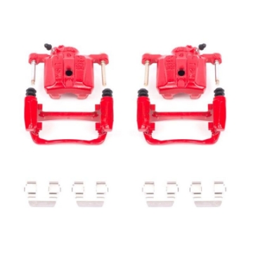 Picture of Power Stop 91-94 Dodge Stealth Rear Red Calipers w-Brackets - Pair
