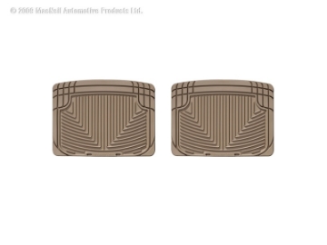 Picture of WeatherTech 93 Mercedes-Benz 300CE Rear Rubber Mats - Tan