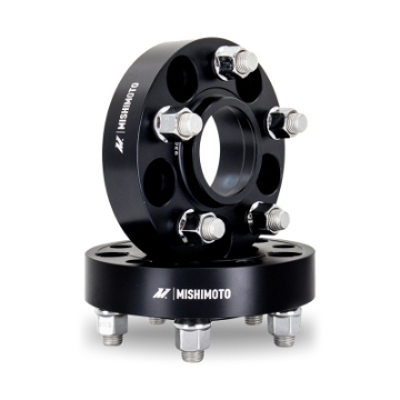 Picture of Mishimoto Wheel Spacers - 5x114-3 - 67-1 - 25 - M12 - Black