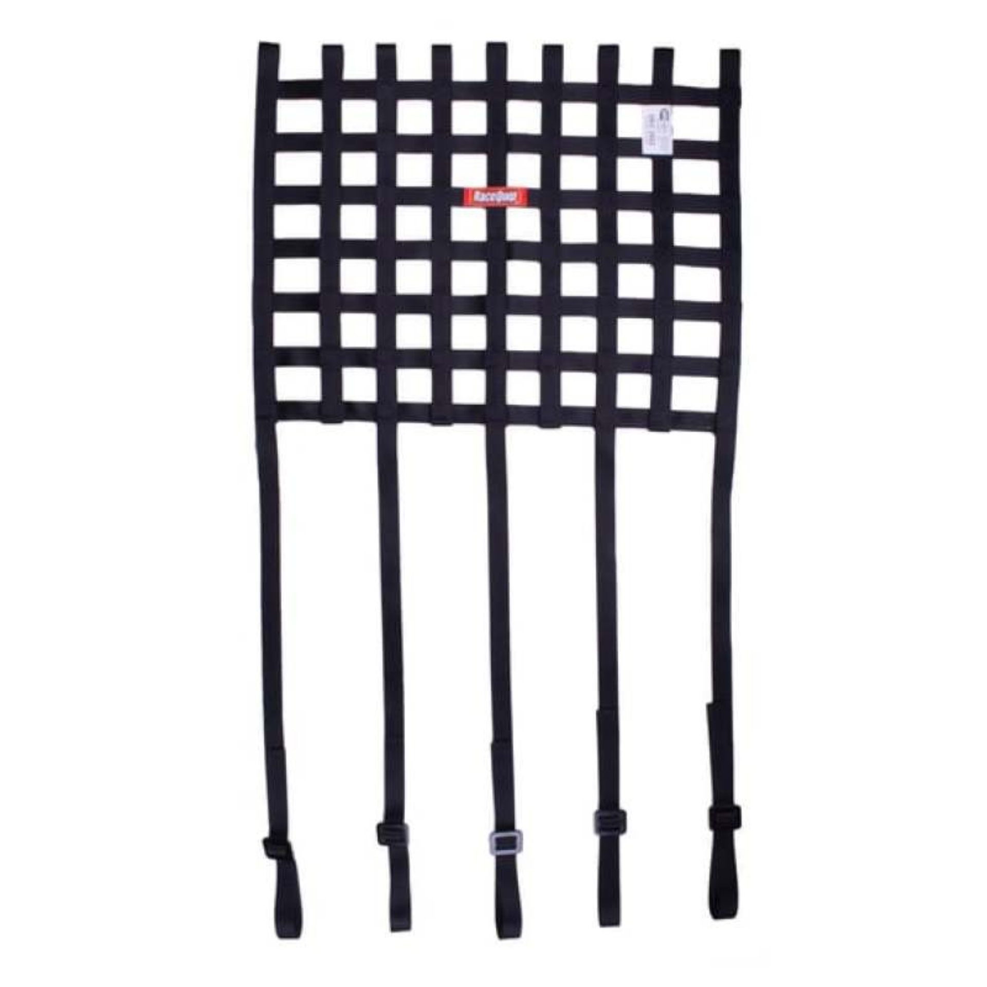 Picture of RaceQuip Ribbon Style Race Car Window Net w-1In Mounting Straps - SFI 27-1 Certified Blk 18 H X 18 W