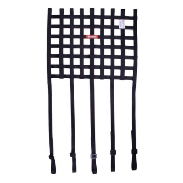 Picture of RaceQuip Ribbon Style Race Car Window Net w-1In Mounting Straps - SFI 27-1 Certified Blk 18 H X 24 W