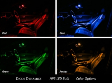 Picture of Diode Dynamics 194 LED Bulb HP3 LED Pure - White Pair