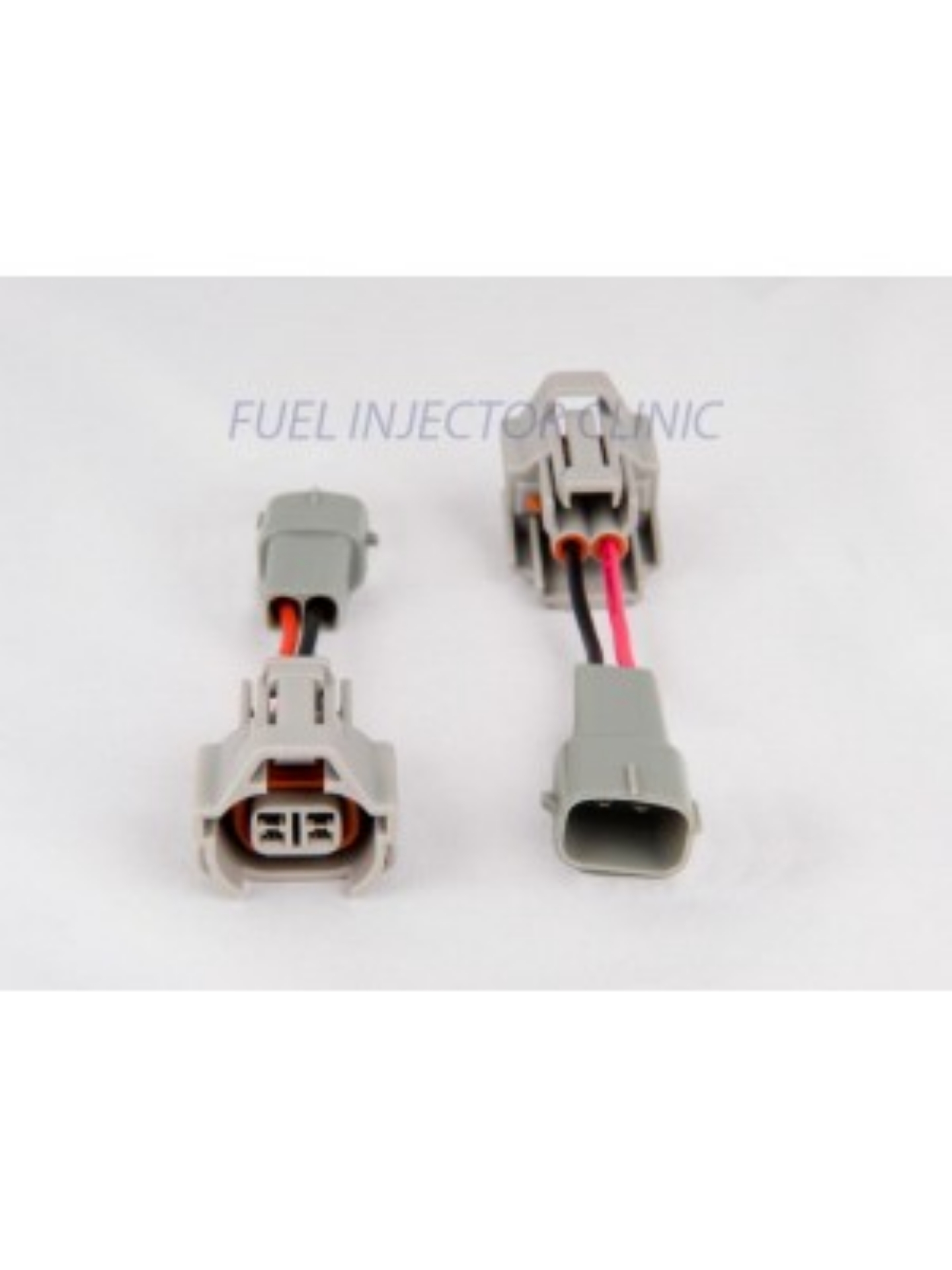 Picture of Set of 4 Denso (female) to Toyota (male) injector plug adaptors