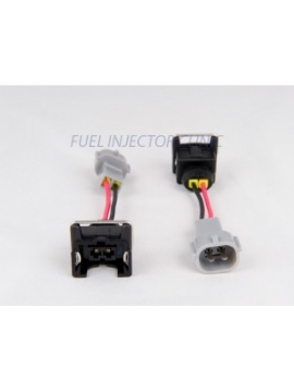 Picture of Set of 4 Jetronic/EV1 (female) to Toyota (male) injector plug adaptors