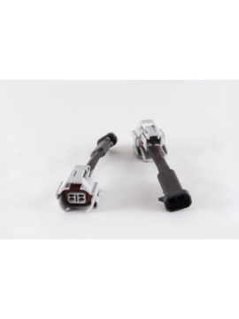Picture of Set of 8 Denso (female) to GM/Delphi (male) injector plug adaptors