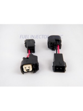 Picture of Set of 4 US Car/EV6 (female) to Honda OBD2 (male) injector plug adaptors