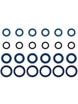 Picture of Seal kit for Fuel Injector Clinic low-z 3000GT VR4, RB26, or 7M-GTE injectors (Scribed part numbers ending in "K")