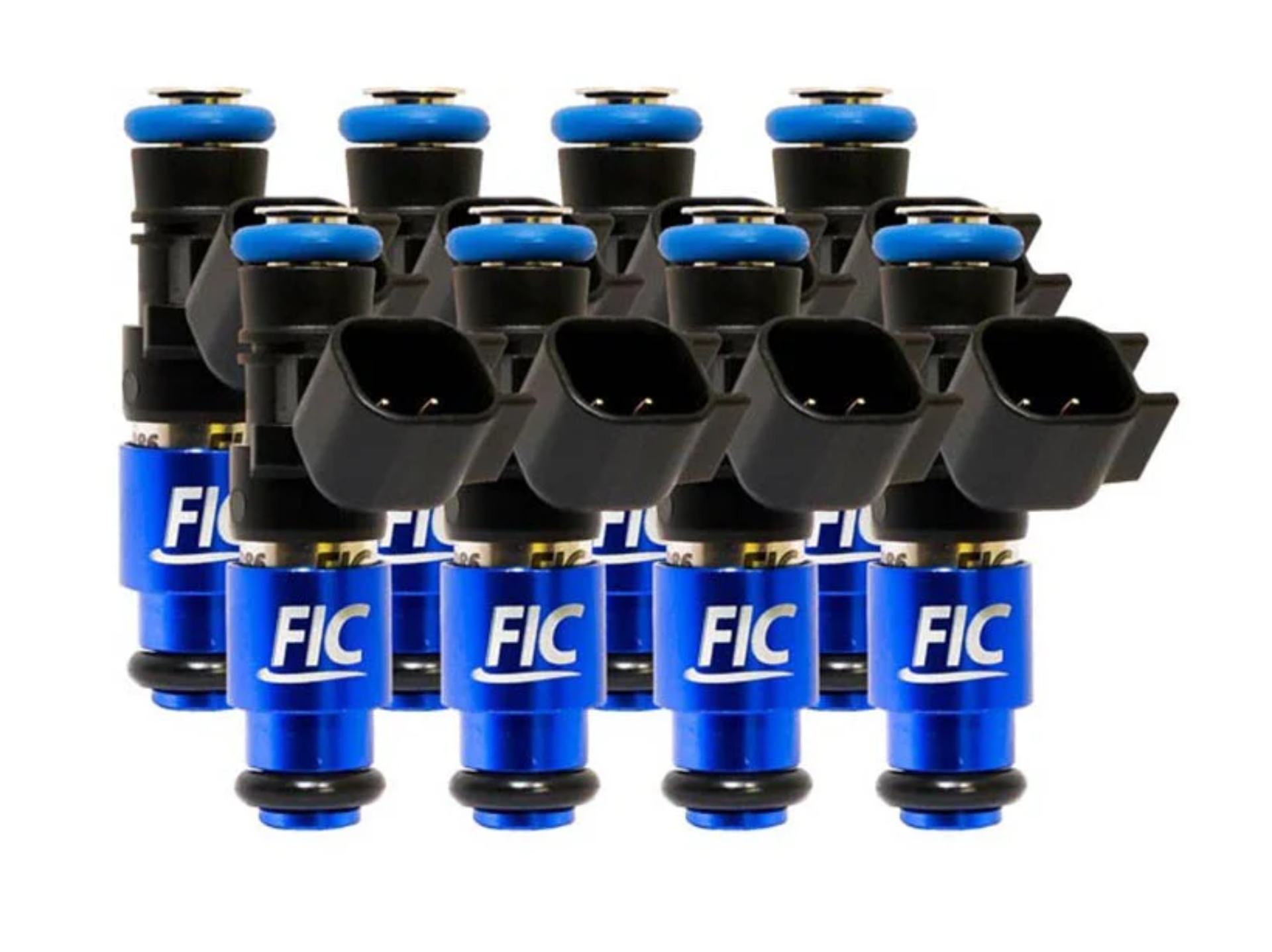 Picture of FIC1200cc-D (130 lbs/hr at OE 58 PSI fuel pressure) FIC Fuel Injector Clinic Injector Set for 4.8/5.3/6.0 Truck Motors ('07-'13) (High-Z)