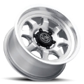 Picture of ICON Nuevo 17x8.5 / 5x150 / 25mm Offset / 5.75in BS - Silver Machined Wheel