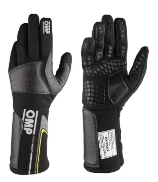 Picture of OMP Pro Mech-S Gloves Fia 8856-2018 Fluo Yellow Sz S