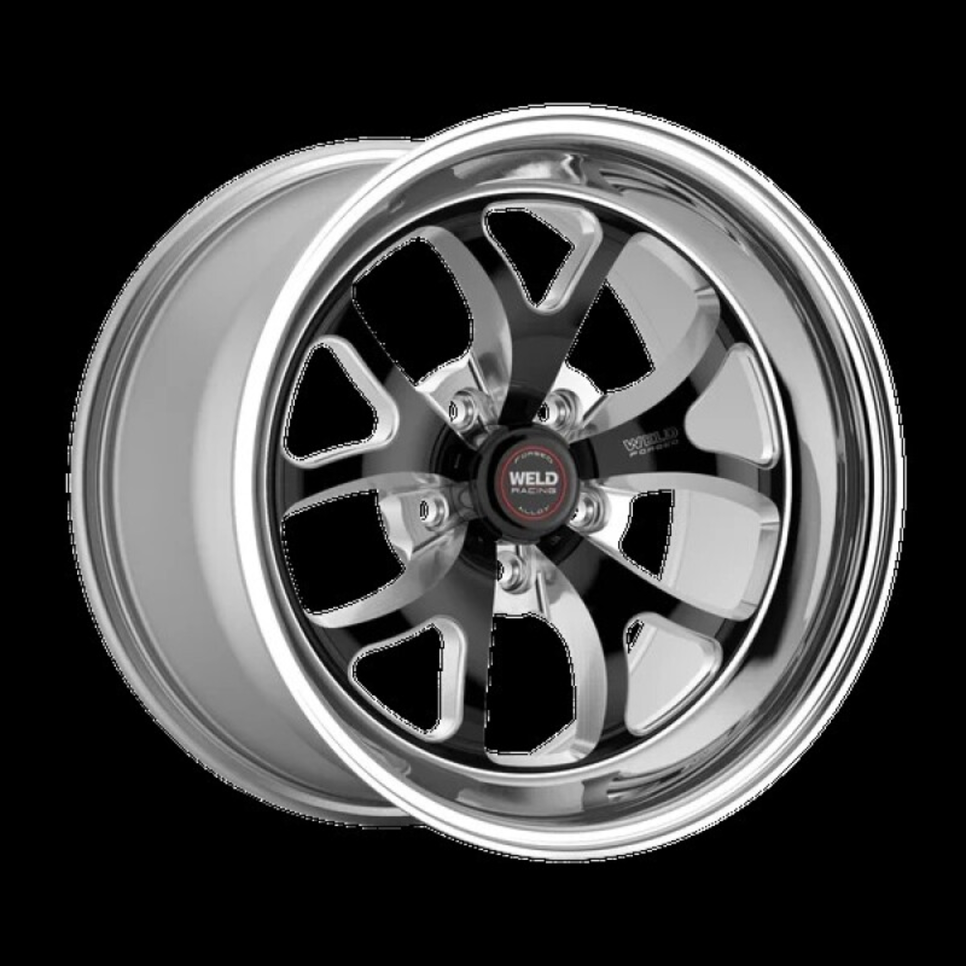 Picture of Weld S76 18x7 / 5X115 BP / 4.1in. BS Black Wheel (3.18 ID High Pad)