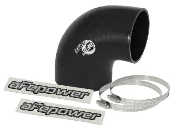 Picture of aFe Magnum FORCE Intake Coupling Kit (3-1/2 IN to 3 IN ID x 90 Deg.) Elbow Reducing Coupler - Black