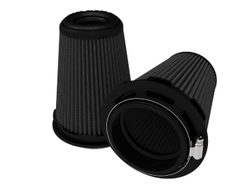 Picture of aFe Momentum Intake Air Filter w/Black Pro 5R (Pair) 3-1/2IN F x 5IN B x 3-1/2IN T (Inverted) x 6IN