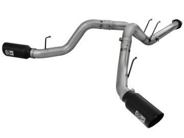 Picture of aFe Large Bore-HD DPF-Back Exhaust System Ford Diesel Trucks 11-14 V8-6.7L (td)