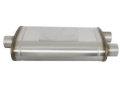 Picture of aFe MACH Force-Xp Muffler 3 IN ID Center/Dual-Outlet x 11 IN W x 6 IN H x 22 IN L - Oval Body