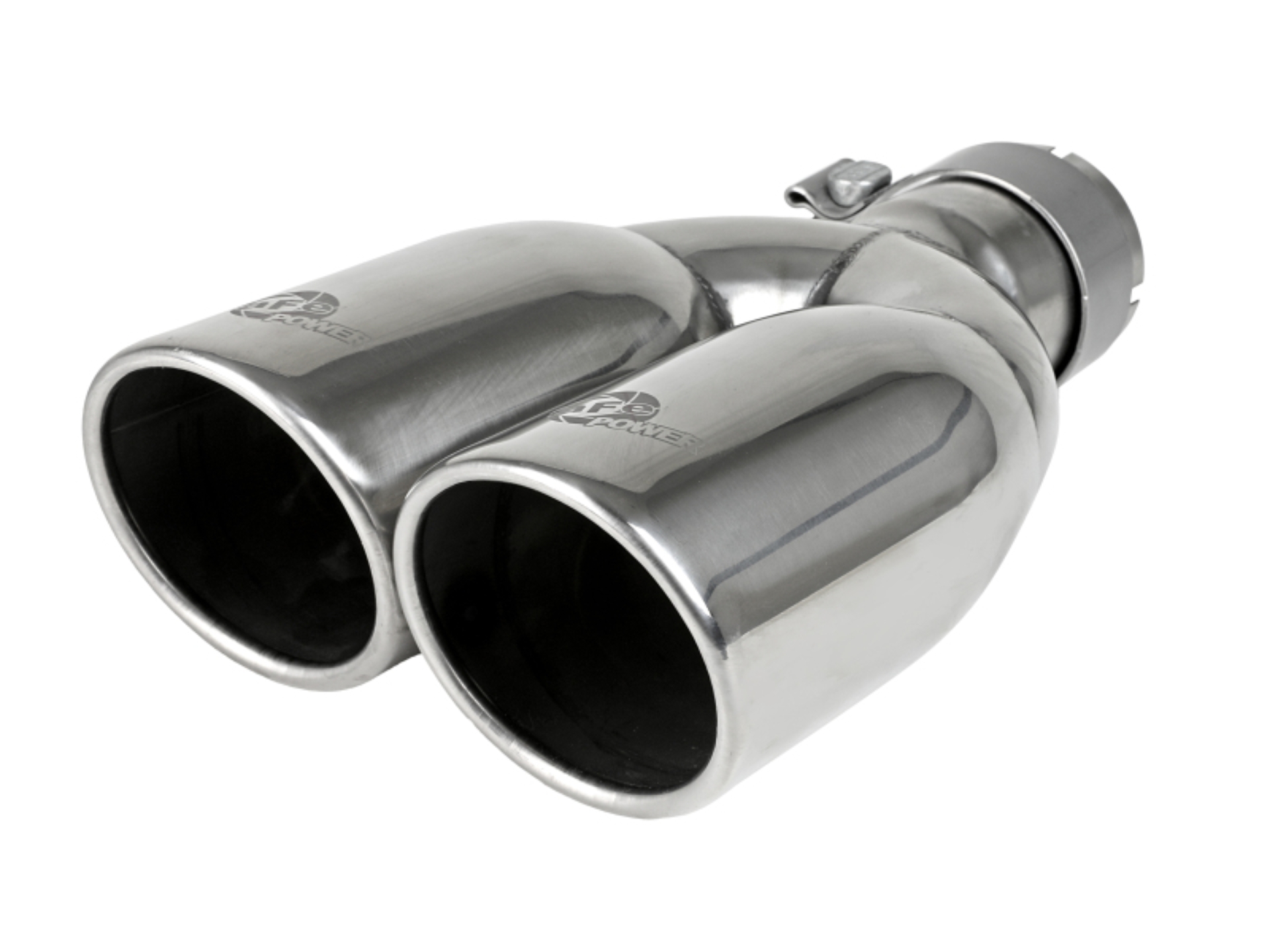 Picture of aFe MACH Force-Xp Universal Exhaust Tip 2-1/2 IN Inlet x 3-1/2 IN Outlet X 12 IN L