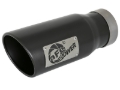 Picture of aFe MACH Force-Xp Universal Exhaust Tip 4 IN Inlet x 5 IN Outlet x 12 IN L- Black Tip