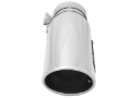 Picture of aFe MACH Force-Xp Universal Exhaust Tip 3-1/2Inlet x 4-1/2IN Outlet x 12IN L Polished Left Side Exit