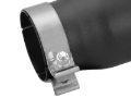 Picture of aFe MACH Force-Xp Universal Exhaust Tip 3-1/2ININ x 4-1/2IN Outlet x 12IN Black Left Side Exit