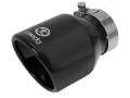 Picture of aFe Takeda Universal Exhaust Tip 2-1/2 IN Inlet x 4 IN Outlet x 6 IN L- Black
